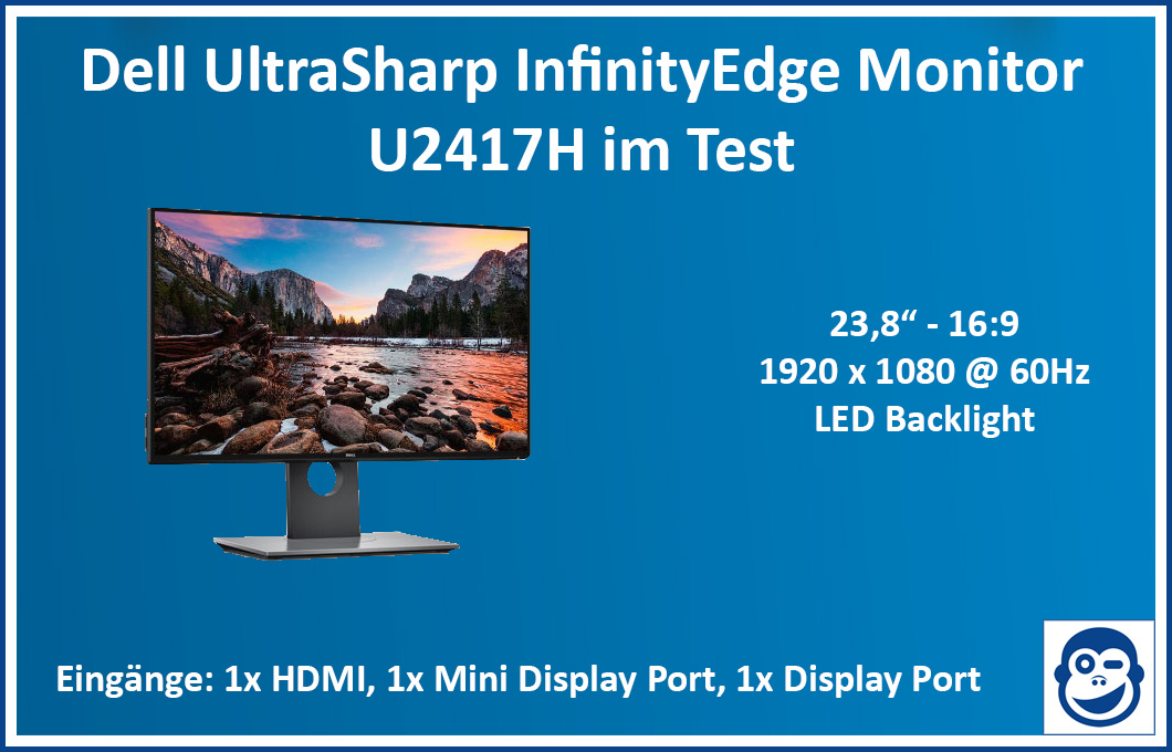 Dell UltraSharp InfinityEdge Monitor (24 Zoll) - U2417H im Test 1