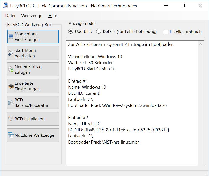 HowTo: Dualboot Windows 10 und LibreELEC / OpenELEC 57