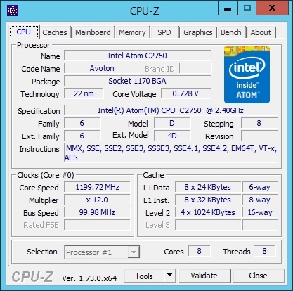 ASRock Rack C2750D4I Test - Mini-ITX mit 12x SATA und 8-Kern CPU 77