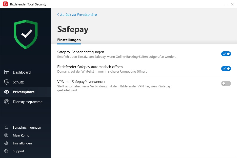 Bitdefender Premium Security SafePay